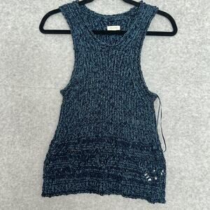 Pilcro Medium Blue Sweater Tank
